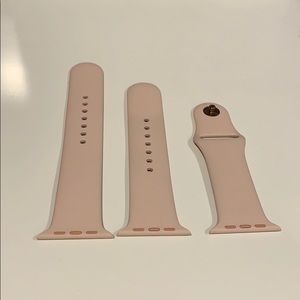 light pink apple watch band